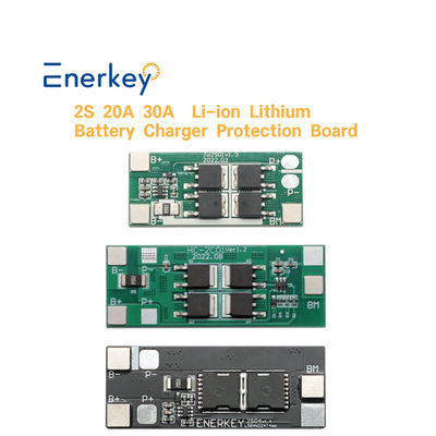 Αγορά Enerkey 2S 20A 30A Λίθιο-ιόνιο μπαταρία 18650 φορτιστή PCB BMS προστατευτική επιφάνεια για τρυπάνι κινητήρα ηλεκτρονική κατασκευή