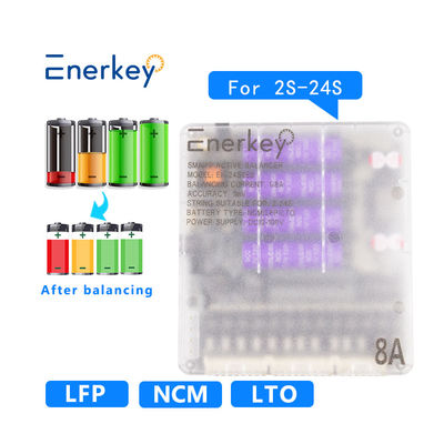 Αγορά Enerkey Smart Active Balancer 8a 24s 1A-8A έξυπνος εξισωτής για εμπορική αποθήκευση ενέργειας ηλεκτρονική κατασκευή