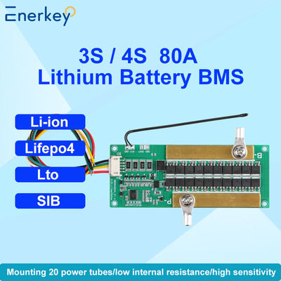 Αγορά Enerkey Standard NMC/LFP/LTO/SIB BMS 3S 4S 10A-80A Peak 150A με NTC και BMS εξισορρόπησης κυττάρων ηλεκτρονική κατασκευή