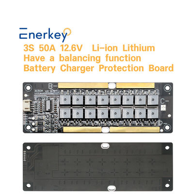 12.6V 3S 50A BMS ενεργού εξισορρόπησης για τερνές μπαταρίες λιθίου