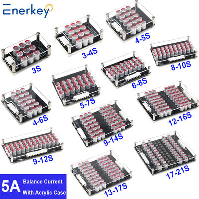 Enerkey 5A 3S 4S 5S 6S 7S 8S 9S 10S 12S 14S 16S 17S 21S Λιθιο ενεργός εξισορρόπησης με ακρυλική πλάκα Li-ion / Lto / Lifepo4 μπαταρία εξισορρόπησης για σκούτερ